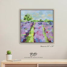 Load image into Gallery viewer, No. 153 Lavender Fields No. 1 canvas wrap, available framed