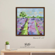 Load image into Gallery viewer, No. 153 Lavender Fields No. 1 canvas wrap, available framed