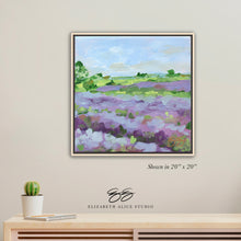 Load image into Gallery viewer, No. 154 Lavender Fields No. 2 canvas wrap, available framed