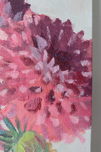 Load image into Gallery viewer, No. 399 Pink decorative dahlias no. 1, 11 x 14 + dahlia seeds
