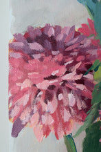 Load image into Gallery viewer, No. 399 Pink decorative dahlias no. 1, 11 x 14 + dahlia seeds