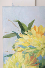 Load image into Gallery viewer, No. 402 Yellow Dahlias, 11 x 14 + dahlia seeds