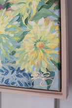 Load image into Gallery viewer, No. 402 Yellow Dahlias, 11 x 14 + dahlia seeds