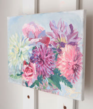 Load image into Gallery viewer, No. 403 Dahlias and Roses, 11 x 14 + dahlia seeds