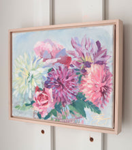Load image into Gallery viewer, No. 403 Dahlias and Roses, 11 x 14 + dahlia seeds