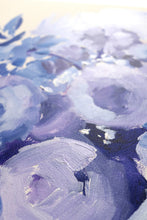 Load image into Gallery viewer, No. 490 Original blue tonal floral painting - 16 x 20