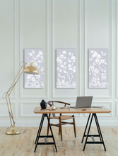 Load image into Gallery viewer, June, a tonal blue chinoiserie canvas wrap