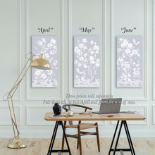 Load image into Gallery viewer, June, a tonal blue chinoiserie canvas wrap