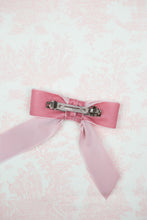 Load image into Gallery viewer, Delora Velvet Bow, Dusty Mauve, from Grace and Grandeur Bow Co.
