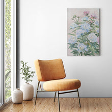 Load image into Gallery viewer, No. 397, White peonies chinoiserie floral canvas wrap