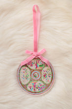 Load image into Gallery viewer, Rose medallion chinoiserie acrylic ornament
