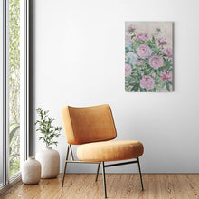 Load image into Gallery viewer, No. 398, Pink peonies chinoiserie floral canvas wrap