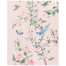 Load image into Gallery viewer, April (detail), a pink chinoiserie fine art print