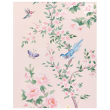 Load image into Gallery viewer, April (detail), a pink chinoiserie fine art print
