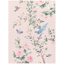 Load image into Gallery viewer, April (detail), a pink chinoiserie fine art print