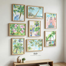 Load image into Gallery viewer, Morning on Waikiki Beach, a fine art print on paper