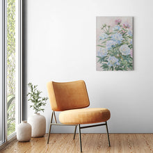 Load image into Gallery viewer, No. 397, White peonies chinoiserie floral canvas wrap