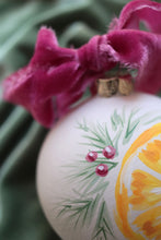 Load image into Gallery viewer, Lemon hand-painted ornament