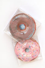 Load image into Gallery viewer, Maple glazed donut, original acrylic painting on canvas - 4 x 4 inches