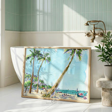 Load image into Gallery viewer, Morning on Waikiki Beach, a fine art print on paper