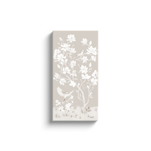 Load image into Gallery viewer, May, a tonal beige chinoiserie canvas wrap
