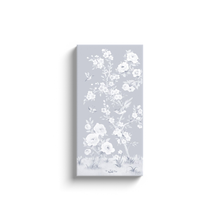 Load image into Gallery viewer, April, a tonal blue chinoiserie canvas wrap