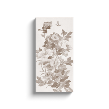 Load image into Gallery viewer, Eloise, a taupe chinoiserie canvas wrap print