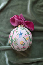 Load image into Gallery viewer, Chinoiserie bird hand-painted ornament