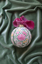 Load image into Gallery viewer, Chinoiserie bird hand-painted ornament