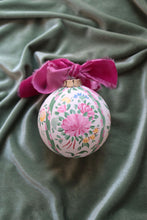 Load image into Gallery viewer, Chinoiserie bird hand-painted ornament