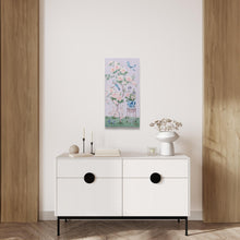 Load image into Gallery viewer, June, a lilac chinoiserie canvas wrap