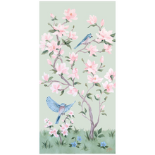 Load image into Gallery viewer, May, a green chinoiserie fine art print on paper