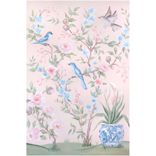 Load image into Gallery viewer, Blush Chinoiserie No. 2, a fine art print on canvas