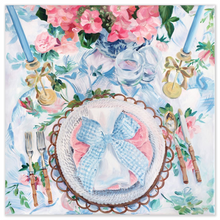 Load image into Gallery viewer, Blue Gingham, a fine art print on paper