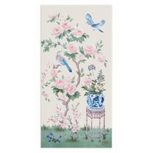 Load image into Gallery viewer, June, an ivory chinoiserie canvas wrap