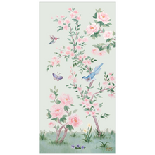 Load image into Gallery viewer, April, a green chinoiserie fine art print on paper