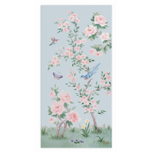 Load image into Gallery viewer, April, a blue chinoiserie canvas wrap