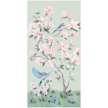Load image into Gallery viewer, May, a green chinoiserie fine art print on paper