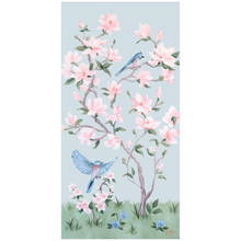 Load image into Gallery viewer, May, a blue chinoiserie fine art print on paper