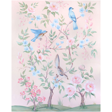 Load image into Gallery viewer, Blush Chinoiserie No. 1, a fine art print on canvas