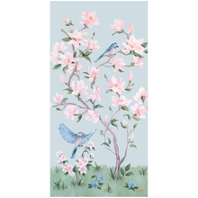 Load image into Gallery viewer, May, a blue chinoiserie fine art print on paper