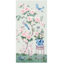 Load image into Gallery viewer, June, a green chinoiserie fine art print on paper