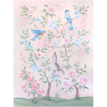 Load image into Gallery viewer, Blush Chinoiserie No. 1, a fine art print on canvas
