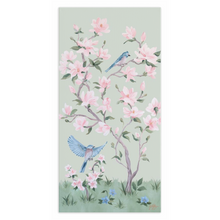 Load image into Gallery viewer, May, a green chinoiserie canvas wrap