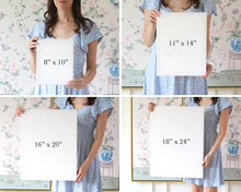 Load image into Gallery viewer, Blush Chinoiserie No. 1, a fine art print on canvas