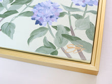 Load image into Gallery viewer, Purple Finch and Hydrangeas - 18 x 24