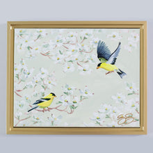 Load image into Gallery viewer, Goldfinch and Dogwood - 11 x 14