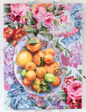 Load image into Gallery viewer, Still life painting of Citrus Fruits in Chinoiserie Bowl - 18 x 24