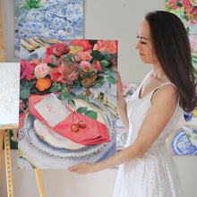 Load image into Gallery viewer, Cherry and Grace - 18 x 24