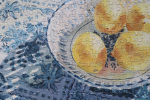 Load image into Gallery viewer, Patterned Shadow (lemons in blue and white bowl) jigsaw puzzle
